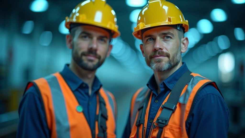 Pracovník v moderní továrně pracuje na výrobní lince, vysoká produktivita a efektivita práce